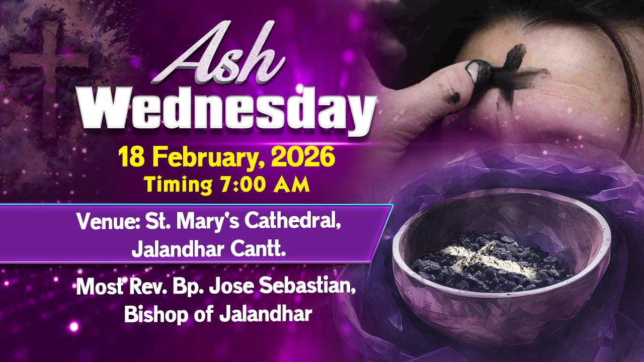 🔴 LIVE | Ash Wednesday Holy Mass | 18th Feb. 2025 | St. Mary's Cathedral, Jalandhar Cantt. | PBTV
