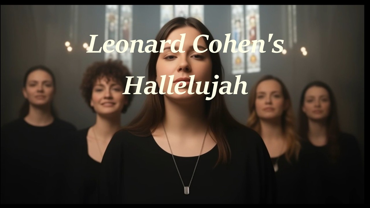 Leonard Cohen's 'Hallelujah' - Beautifully sung by the The AI Choir