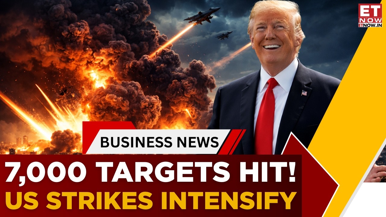 'We're Punding Iran' Trump Claims US Crippled Iran Military, Hits 7,000 Targets | Iran-US War Update