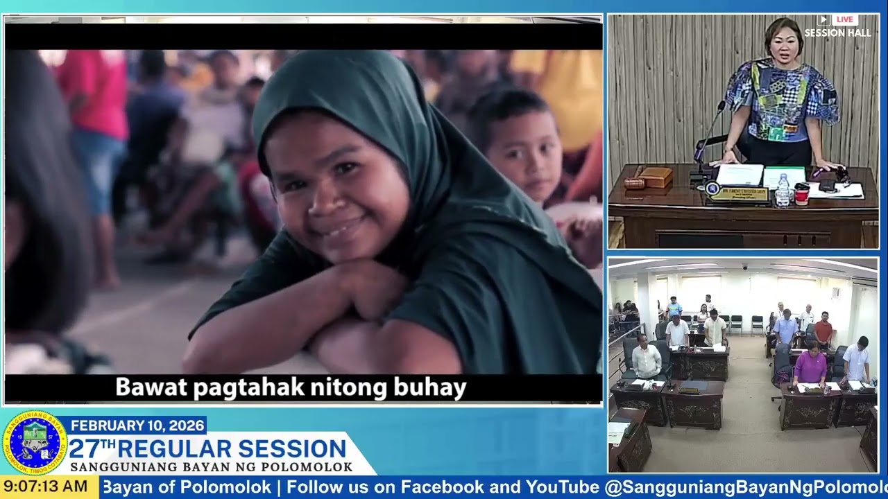 The 27th Regular Session of the 20th Sangguniang Bayan of Polomolok