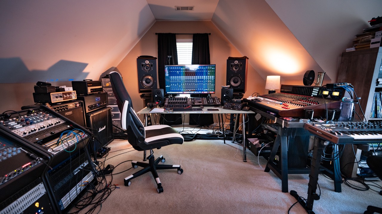 Helping Bryan Optimize his Hybrid Home Studio (with my analog console)
