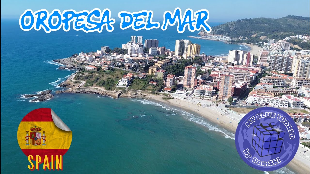 OROPESA DEL MAR, COSTA DEL AZAHAR, SPAIN - DRONE FLIGHT
