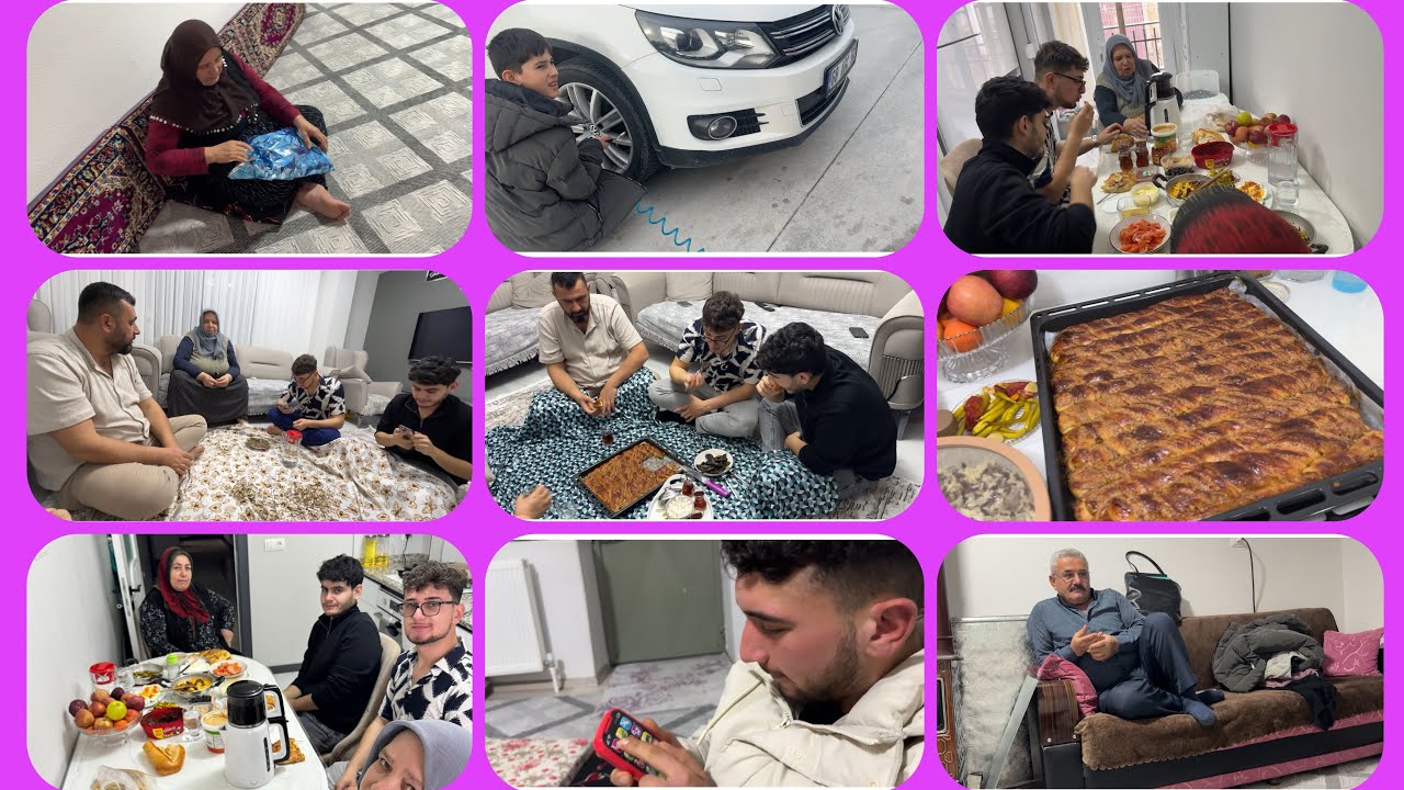 EŞİMLE DOLAP ÜSTÜ SİLDİK❌SÜPRİZ YATILI MİSAFİRLERİM🥰ANNEMİN HEDİYESİNİ VERDİM😍BÖREK ZAMANI👍KÖYDEYİZ😉