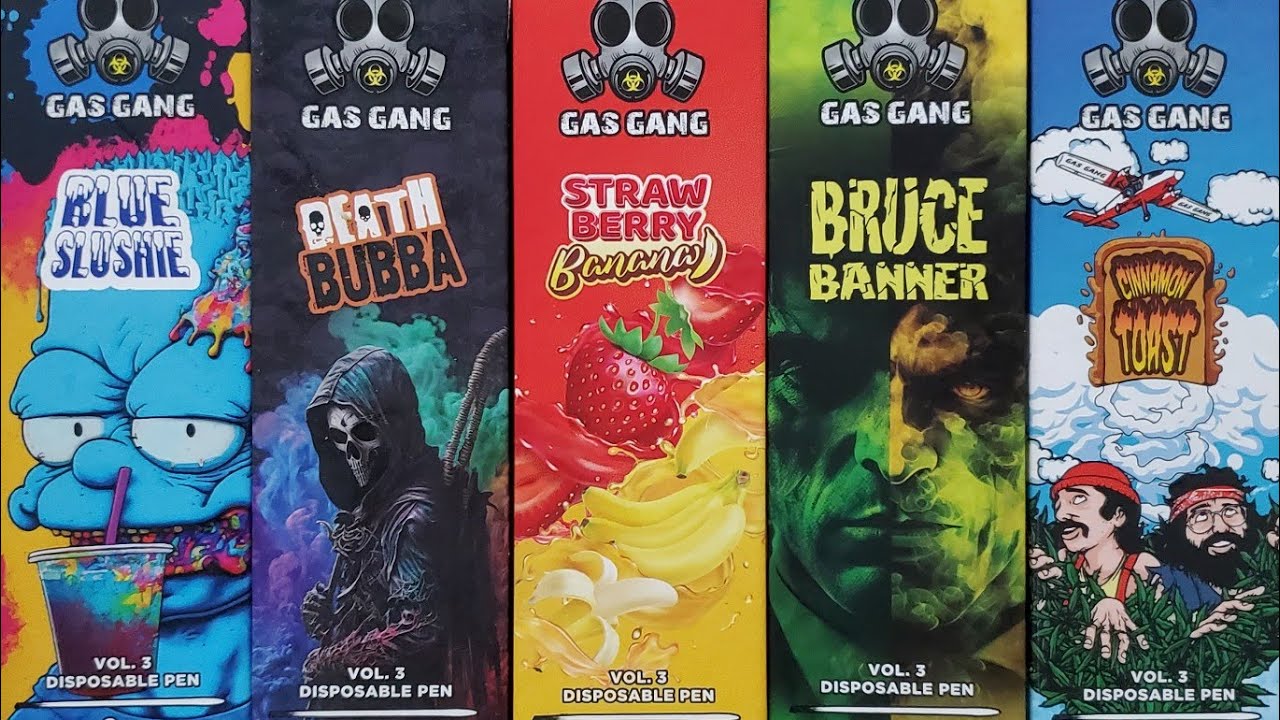 Gas Gang vape pen review. Bruce Banner