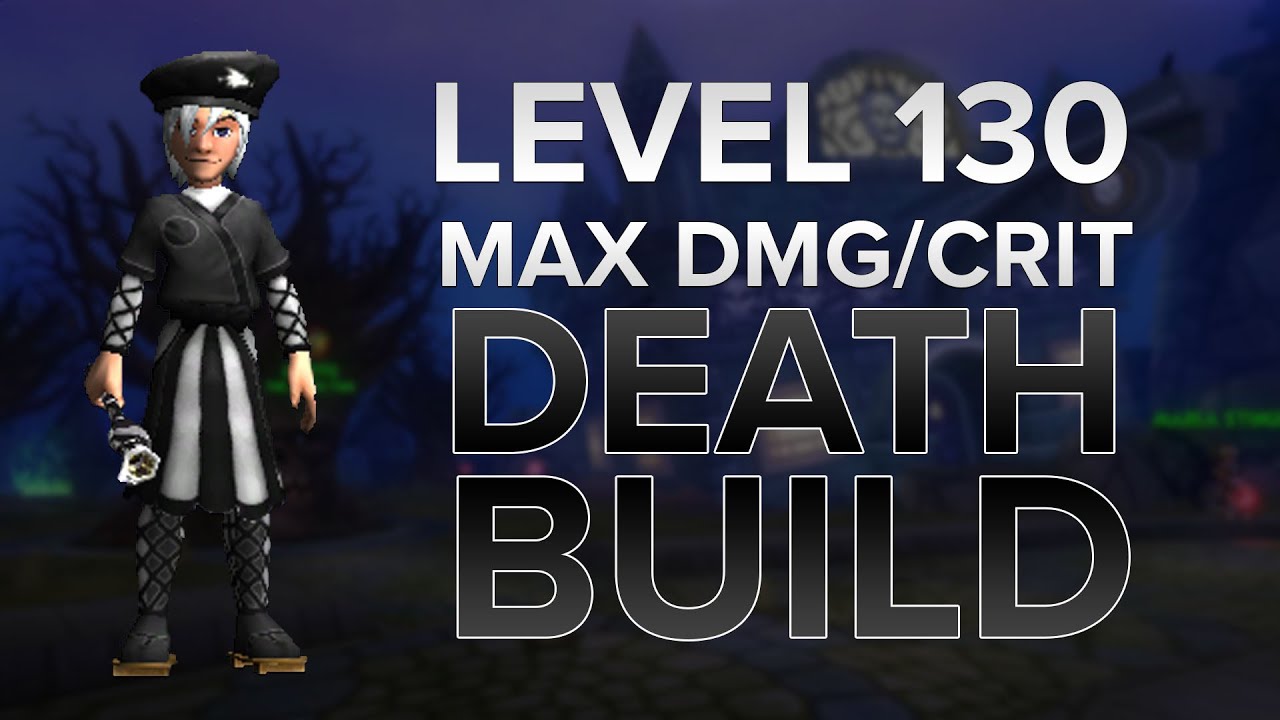 Wizard101: BEST DEATH Level 130 Stats SET BONUS!