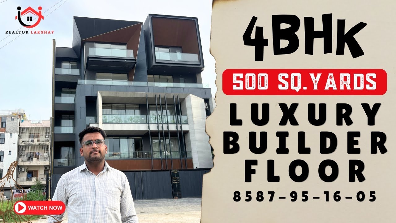 Best 4BHK Ultra Luxury Builder Floor in Faridabad | 500 Sqyd Floor with Lift | Property in faridabad