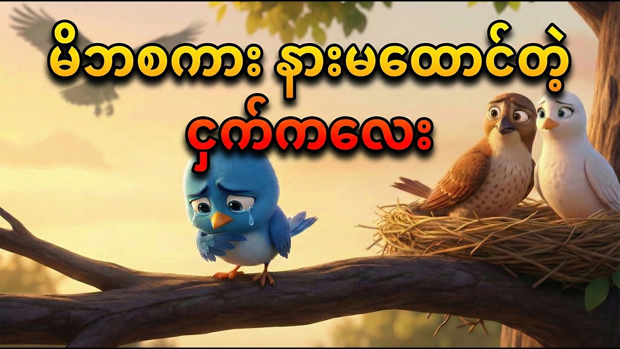 မိဘကိုမလေးစားတဲ့ငှက်| #MyanmarStory | #birdcartoon #story