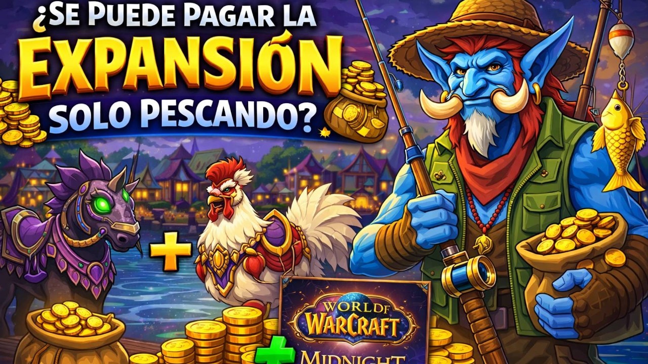 ¿Se puede pagar la EXPANSIÓN solo pescando? 🎣💰 + FARMEANDO MONTURAS