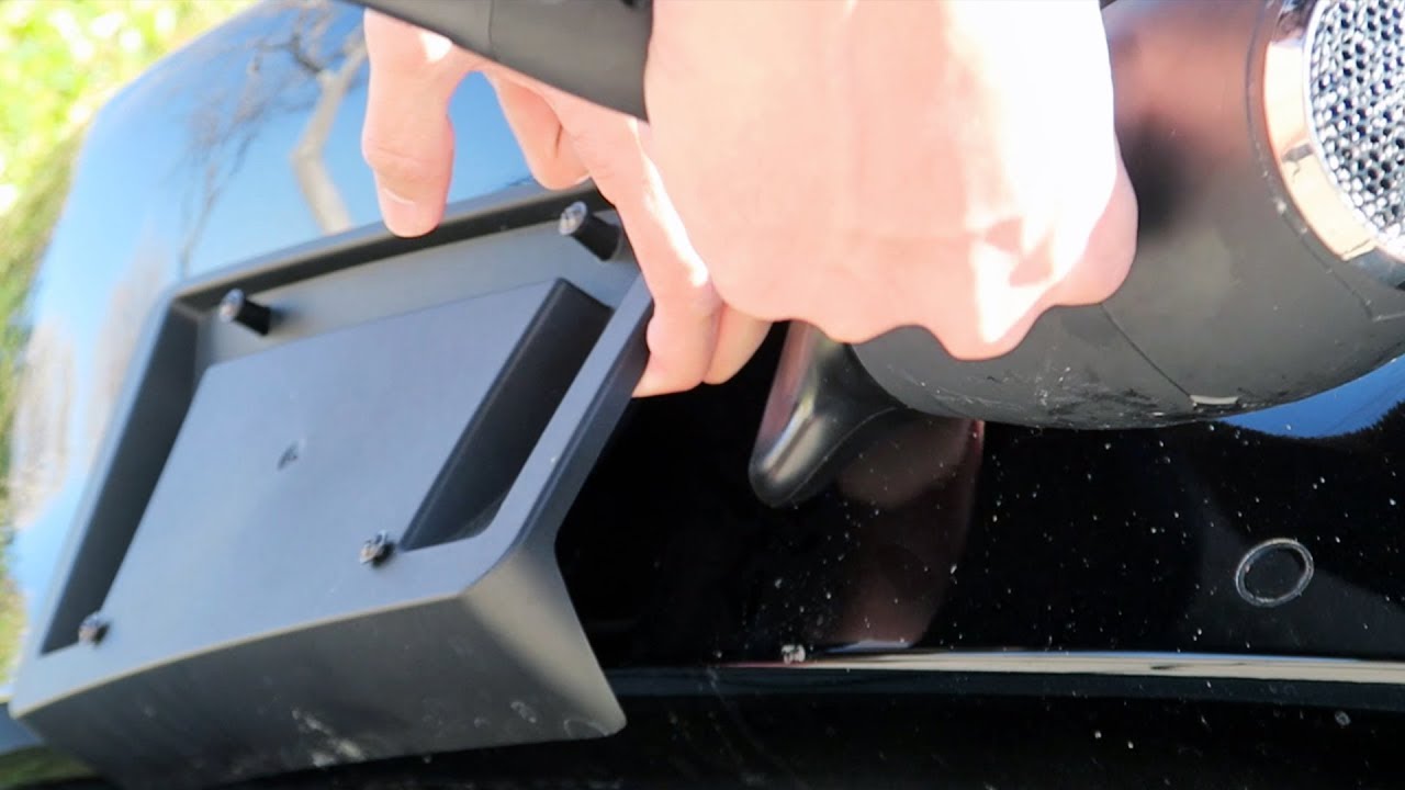 How To Easily Remove Tesla Front License Plate Adhesive