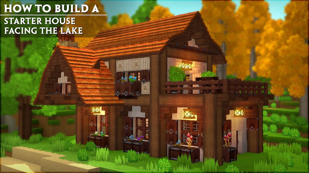 How to Build a Starter House Facing the Lake | Hytale Tutorial