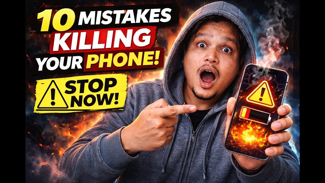 10 Mistakes Killing Your Phone Battery & Speed 🔥 Stop Doing This Now! (Android Users)
