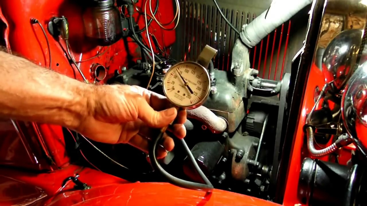Тест на сжатие Ford Model A