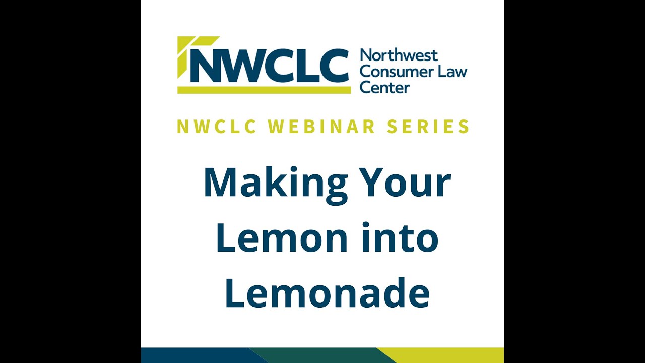 Making Your Lemon into Lemonade - Auto Fraud Webinar