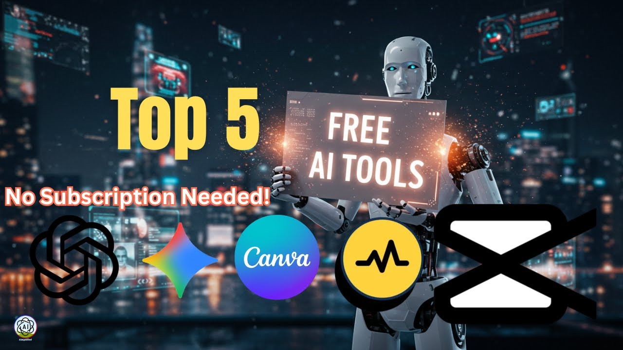 Top 5 Free AI Tools You Can Use Today (No Subscription Needed)