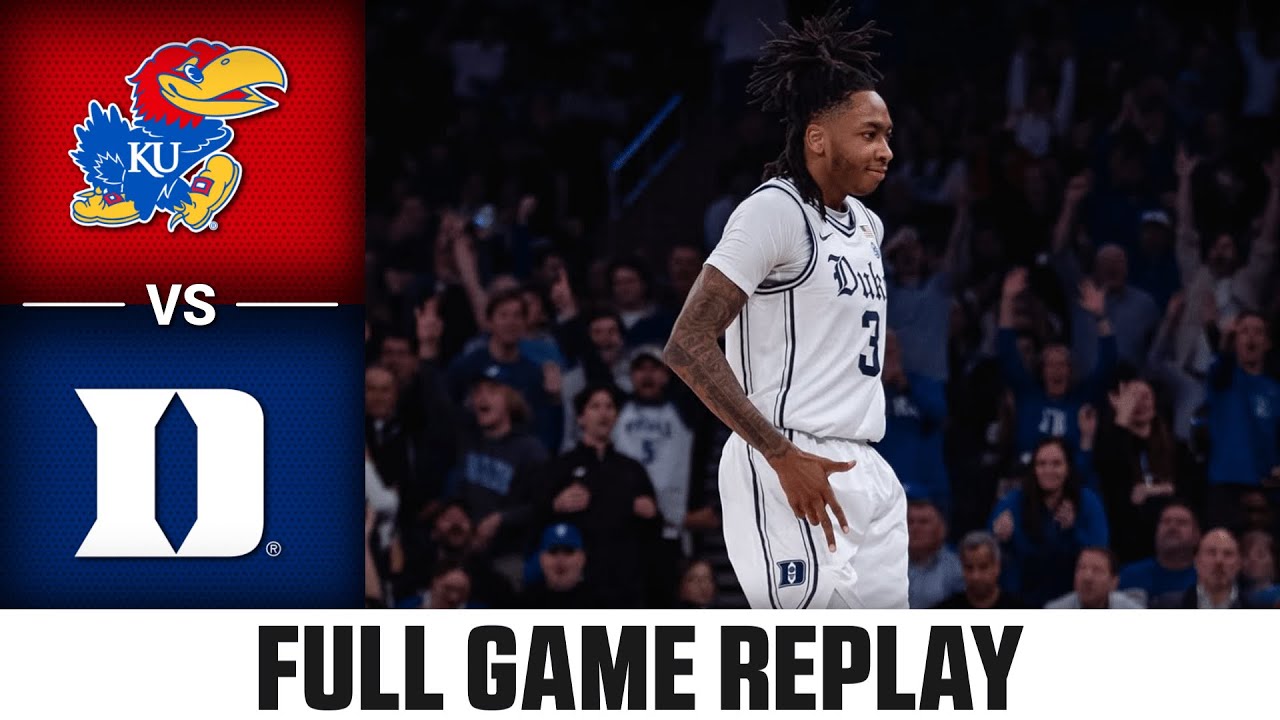 Kansas vs Duke Full Game Replay | 2025-26 ACC Men's Basketball