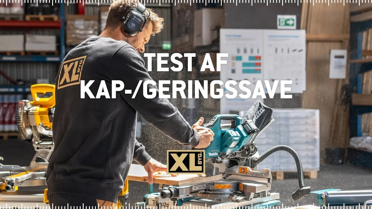 Test af tre kap-/geringssave med XL-BYG og Jacob Carlsson