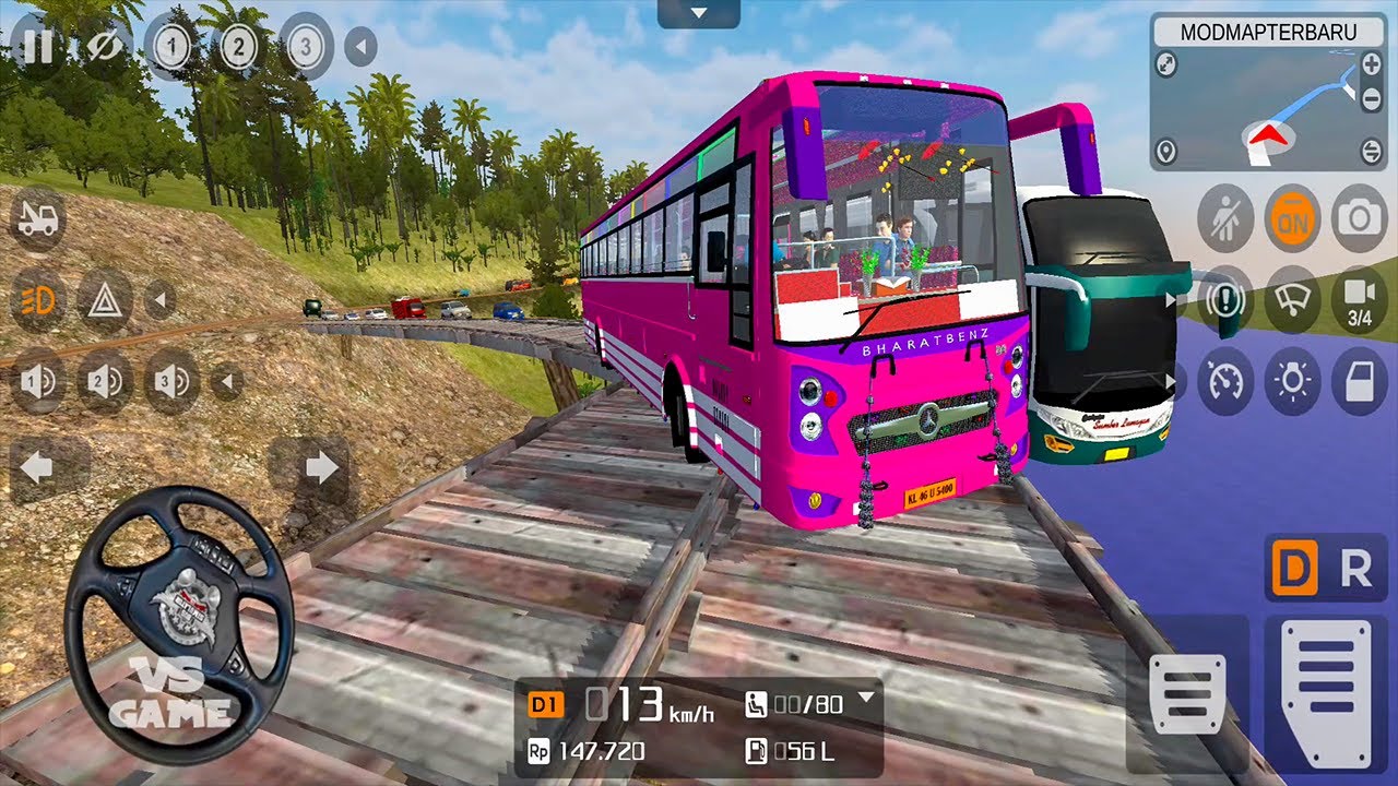 New Extreme Off Road Map Added - Bus Simulator Indonesia Gameplay