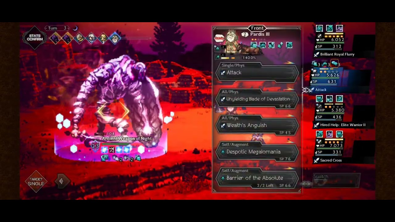 [SEA] SS8 — Ouma 3 Main Boss [4T, 4 Travelers] Bargello A4 Only.