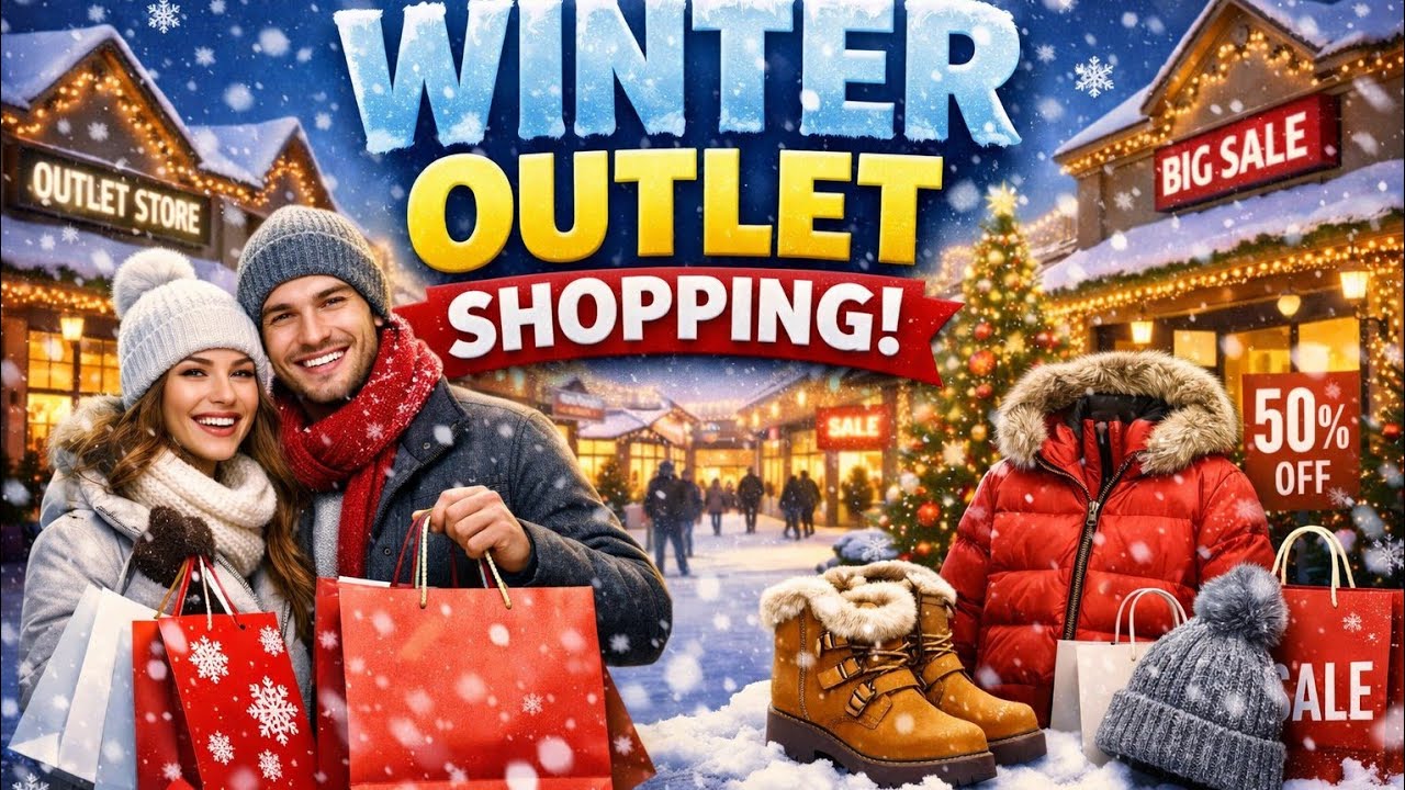 Outlet Mall Winter Shopping Tour – Affordable Fashion Finds!