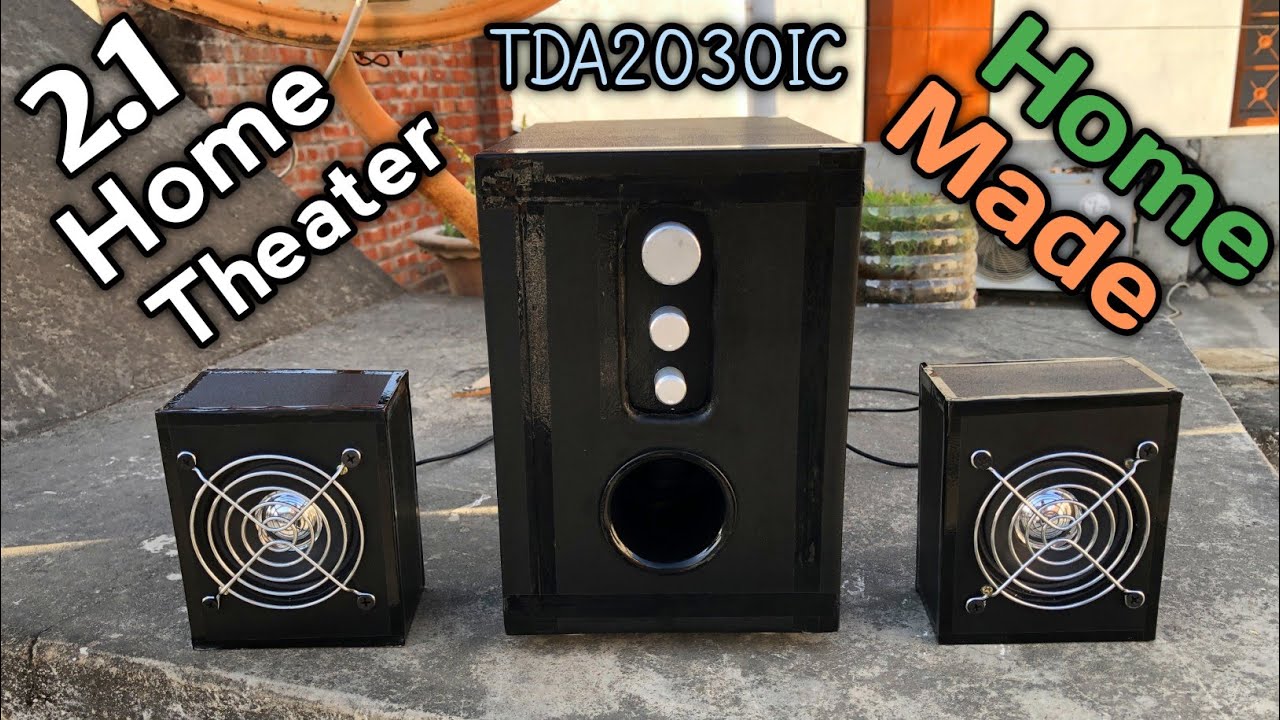 How To Make 2.1 Home Theater at Home // 2.1 Home Theater kaise banaye // 2.1 Sound System