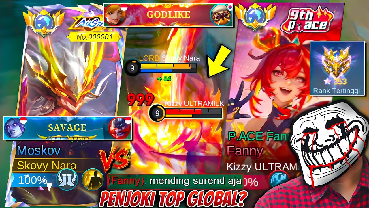 GAK MASUK AKAL! TIM UDAH DIBANTAI FANNY FASTHAND! MOSKOV COMEBACK SAMPAI SAVAGE DIBASE!! ~ MLBB