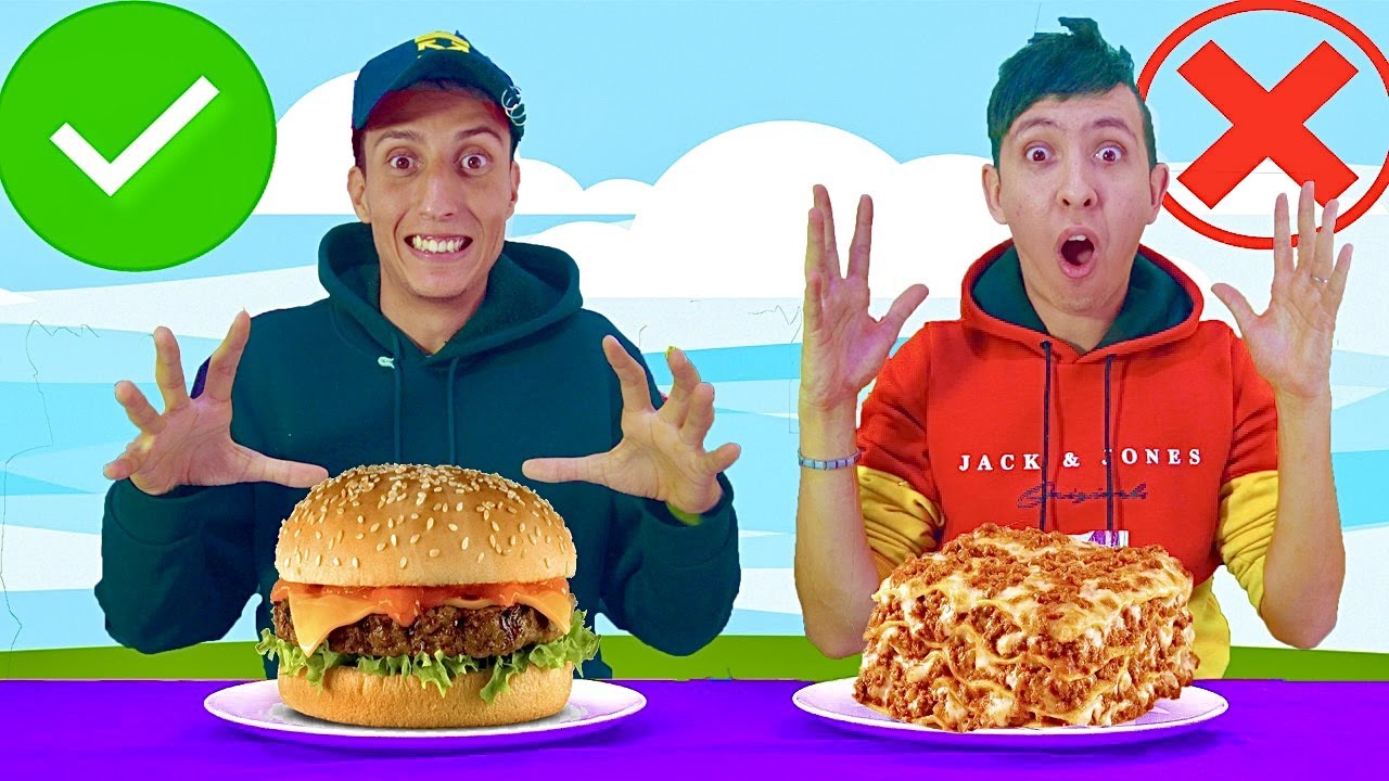 تحدي لا تختار الطبق الخطأ ❌ طاكوس أو اللفت🧄 🌯 انت و حظك 🤣🔥