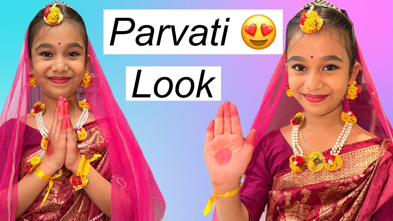 Amaira ne Shivratri pe liya parvati look 😍#amairagurjar #viralvideo 