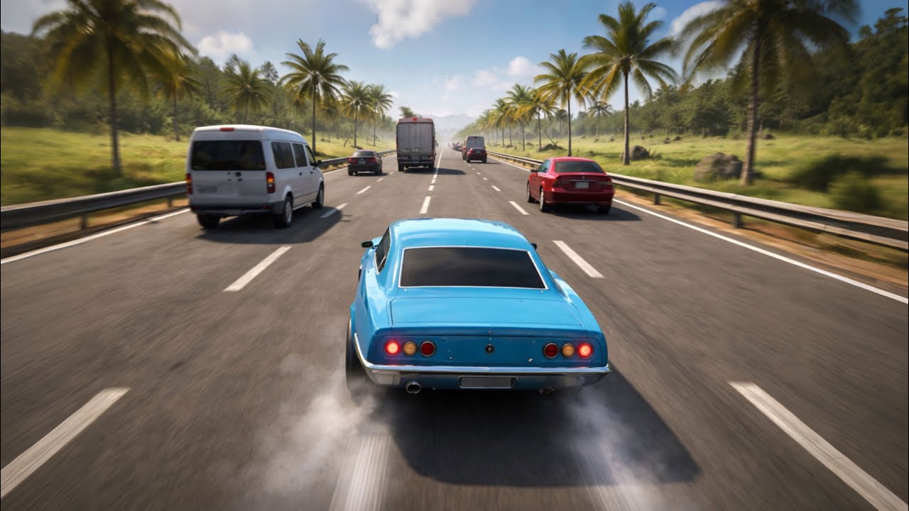 Traffic Racer Breaking Records First Gameplay (Android,IOS)