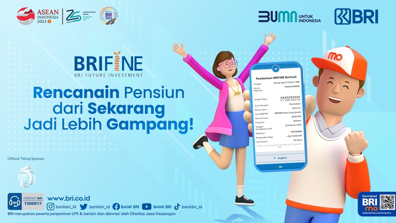 Rencanain Pensiun dari Sekarang jadi lebih gampang dengan BRIFINE pake BRImo!