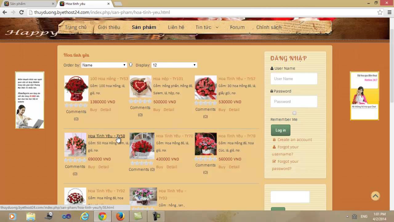 cach mua hoa online thuy duong