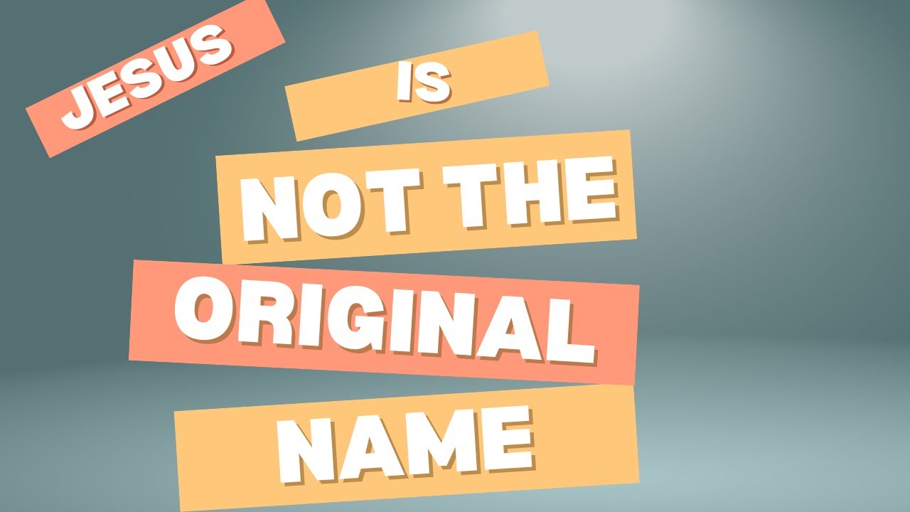 Jesus is not the Original Name. Seyram Adzanku on Book of Life Tv