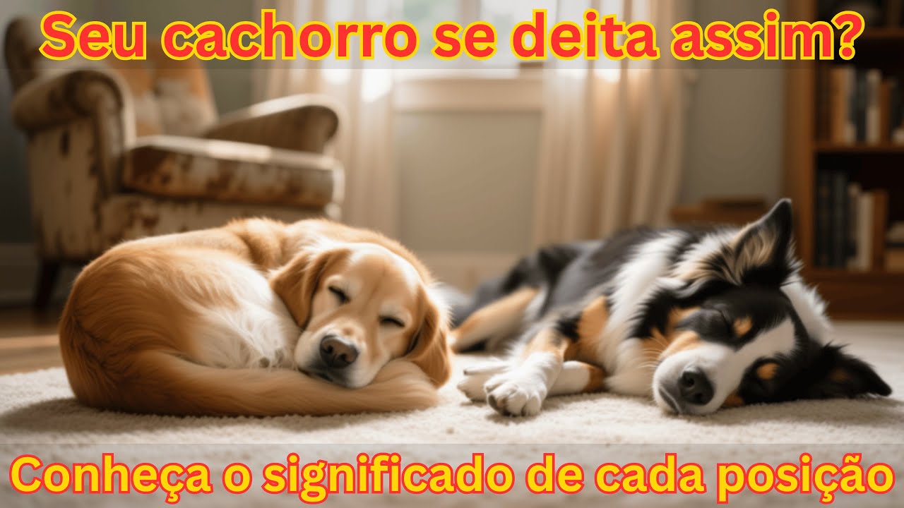 Seu Cachorro Dorme Assim? Cada Posição Revela um Segredo! 