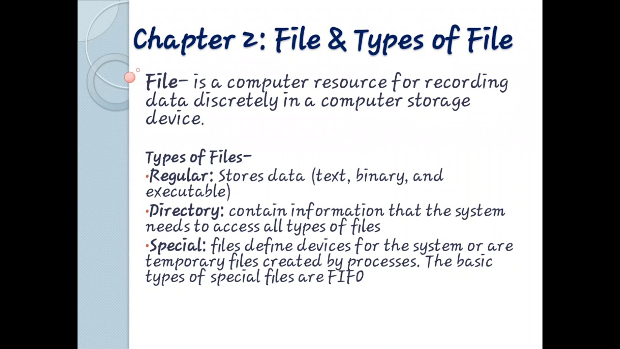 #Lecture 6: Chapter 2 - CCC in Mizo ( File & Folder Management)