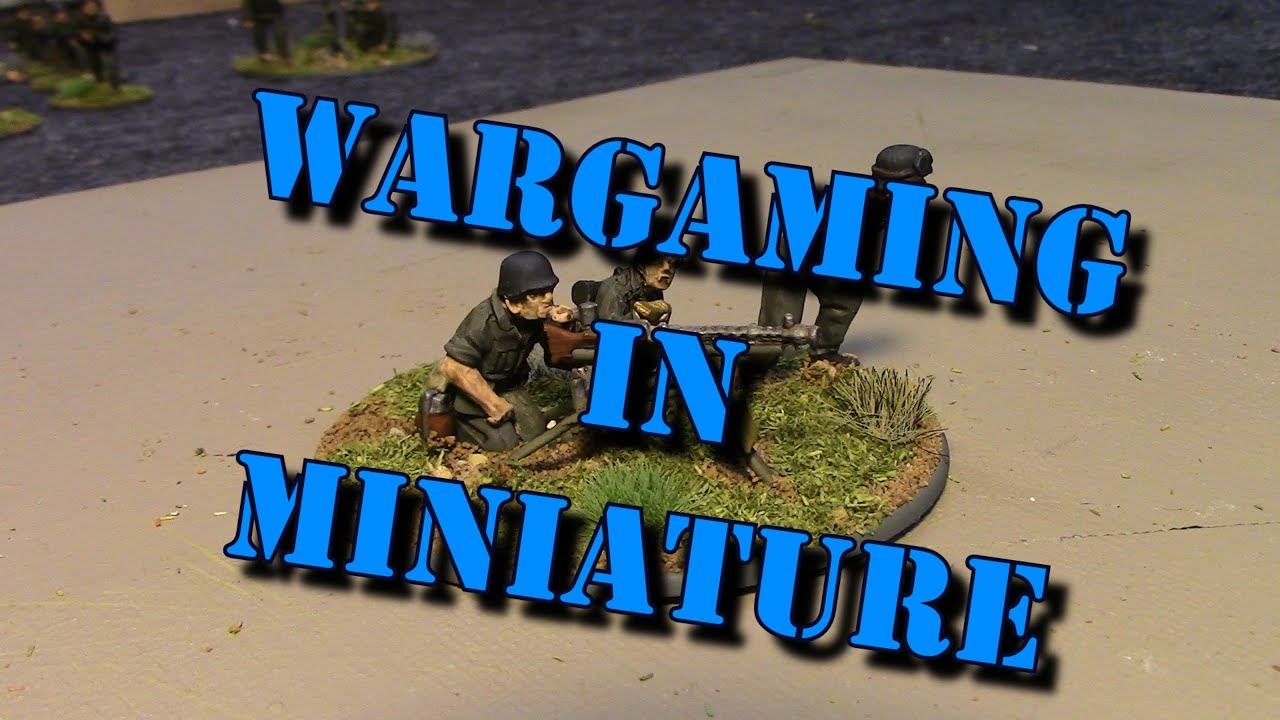 Wargaming in Miniature ☺ Perry WW2 Gerrman MG34 MMG Review