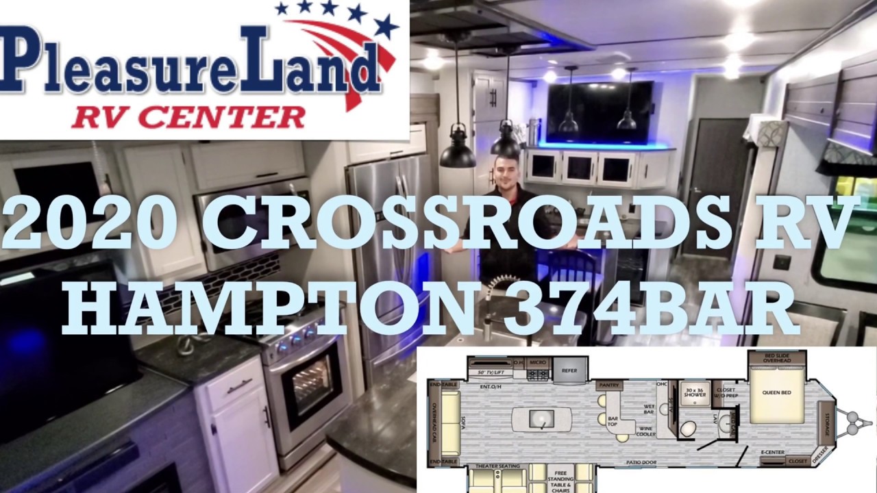 2020 CrossRoads RV Hampton HP374BAR Highlights!