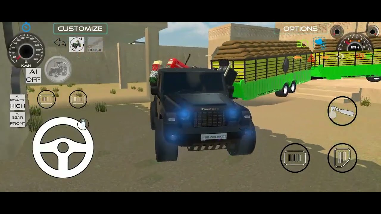 🚓 ट्रॉली फ़शी कीचड़ में थार स्कॉर्पियोने निकाला #वायरल 🚨#car #reels #subscribe #tarending #gemes#live