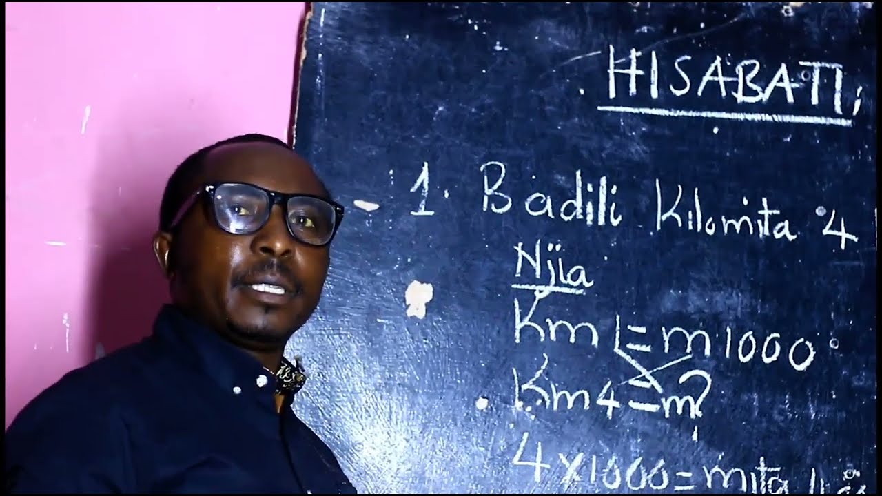 HISABATI DARASA LA NNE_VIPIMO VYA UREFU NA KUTAFUTA ENEO LA MSTATILI@HISABATI SHULE ZA MSINGI
