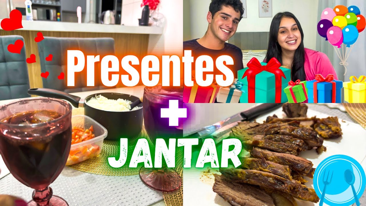 RECEBIDOS incríveis, ganhei presentes e teve jantar top! Vocês não vão acreditar no que chegou!😱