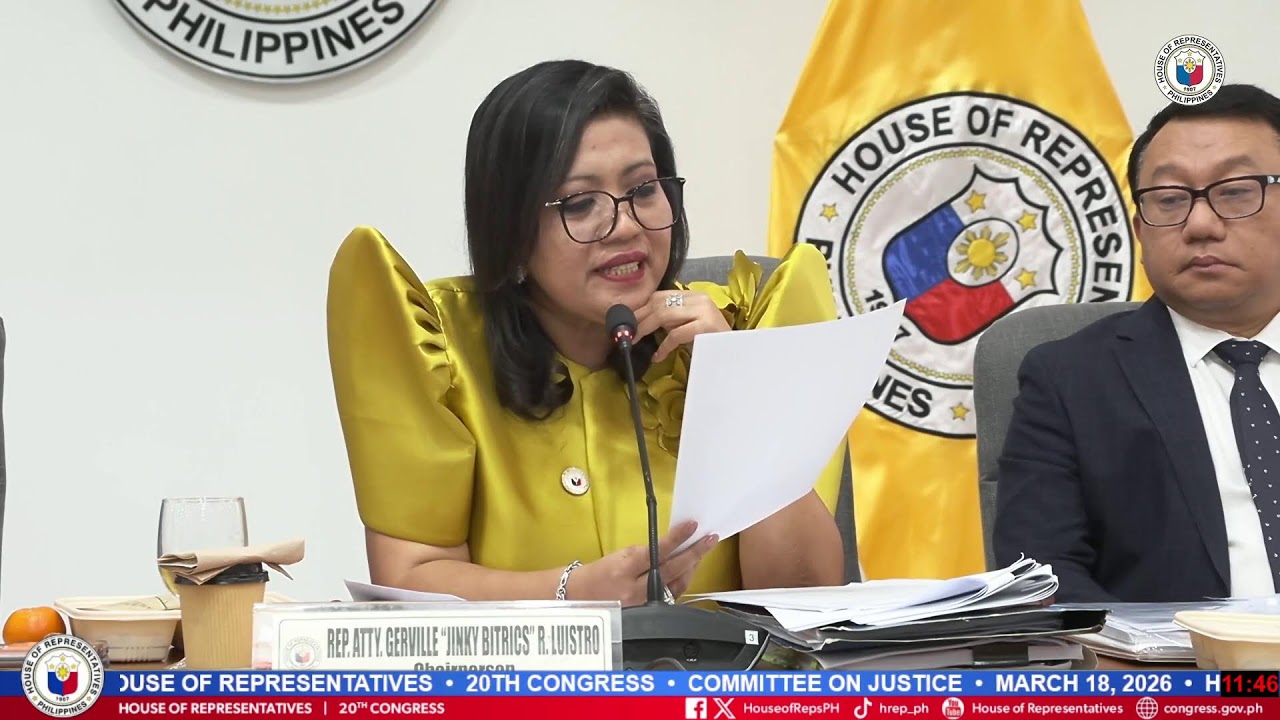 COMMITTEE ON JUSTICE (MARCH 18, 2026)