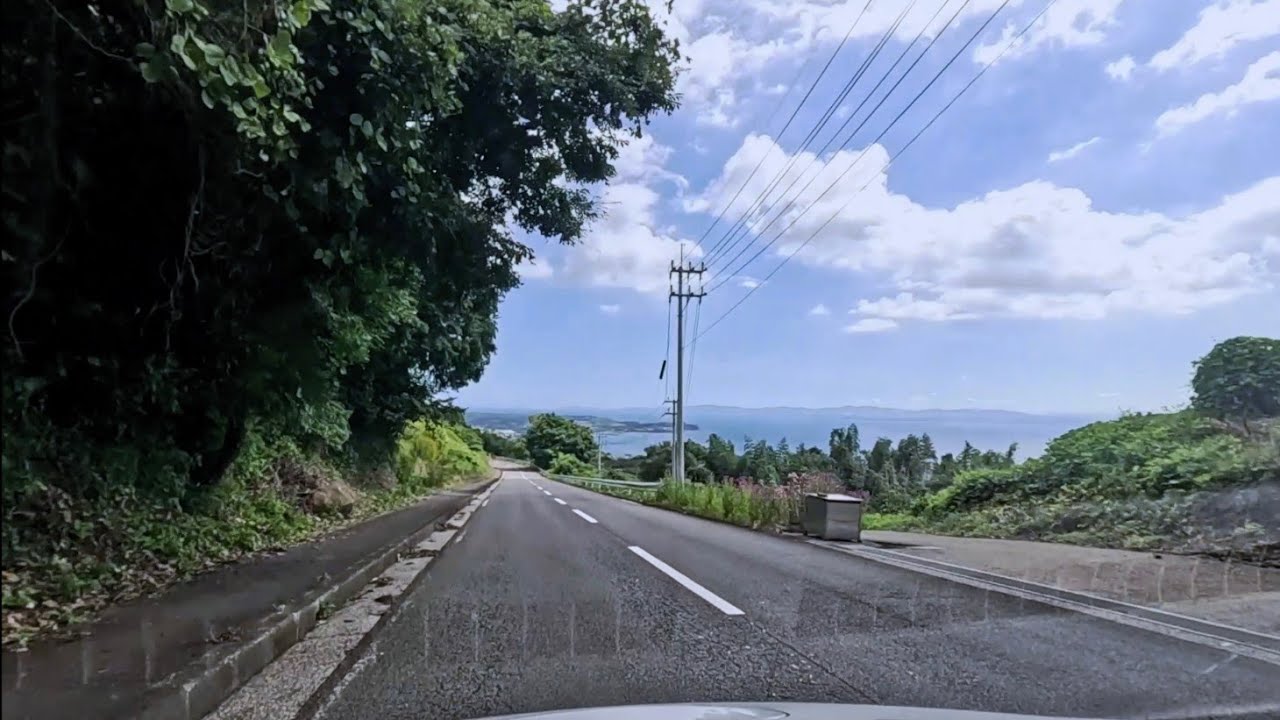 (95-3)山道ドライブ【道の駅 くにみ〜別府方面へ③】経塚山
