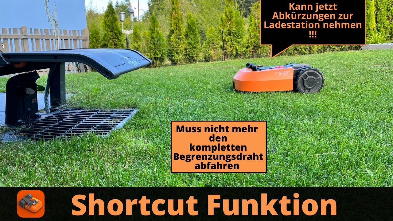 Worx Landroid Rasenroboter - GENIAL 🤩 Jetzt mit der Neuen Shortcut Funktion!