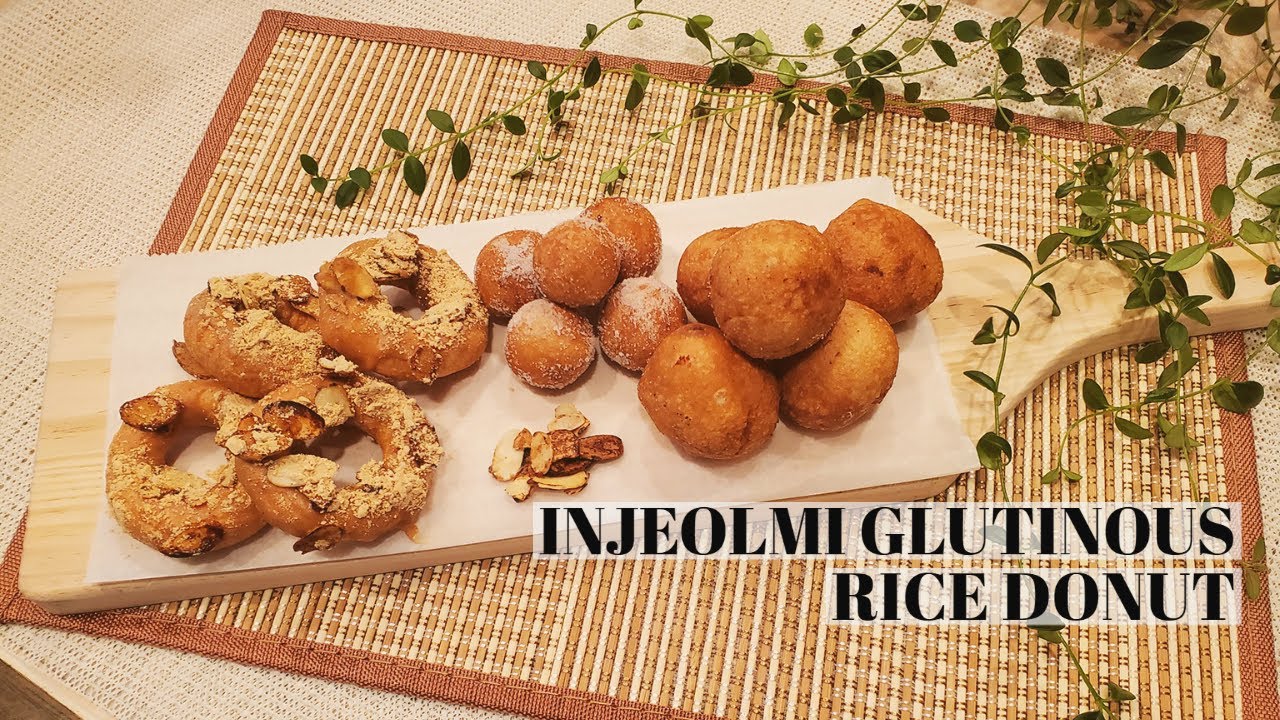 Savory Taste Injeolmi Donut | 고소한 인절미 도넛츠