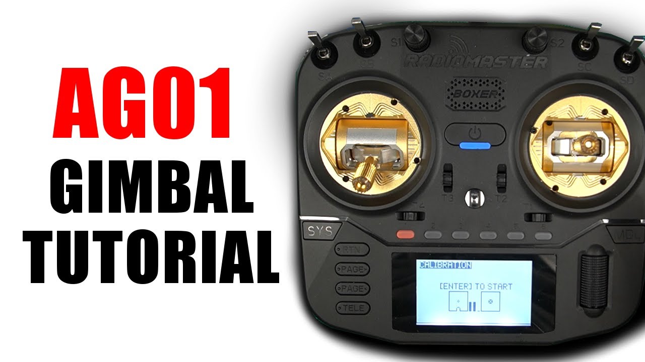 COME MONTARE AG01 CNC HALL GIMBAL SU RADIOMASTER BOXER (e TX16 TX16S) con CALIBRAZIONE // TUTORIAL