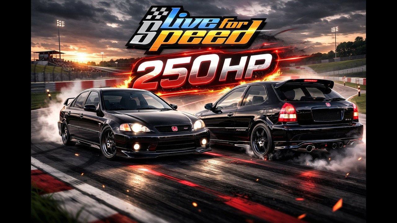 2 Honda Civic Type R's taking over the streets!