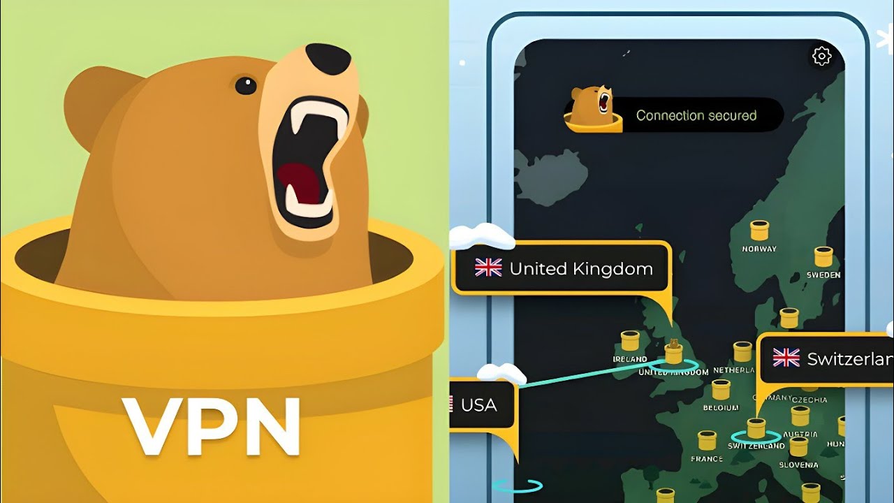 Как использовать TunnelBear VPN || Как пользоваться TunnelBear VPN