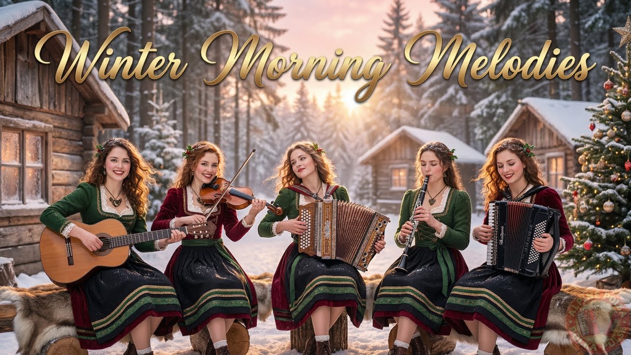 🎷❄️ Nostalgic Winter in Bavaria — Calm German Alps Volksmusik Winter Melodies ❄️🎵
