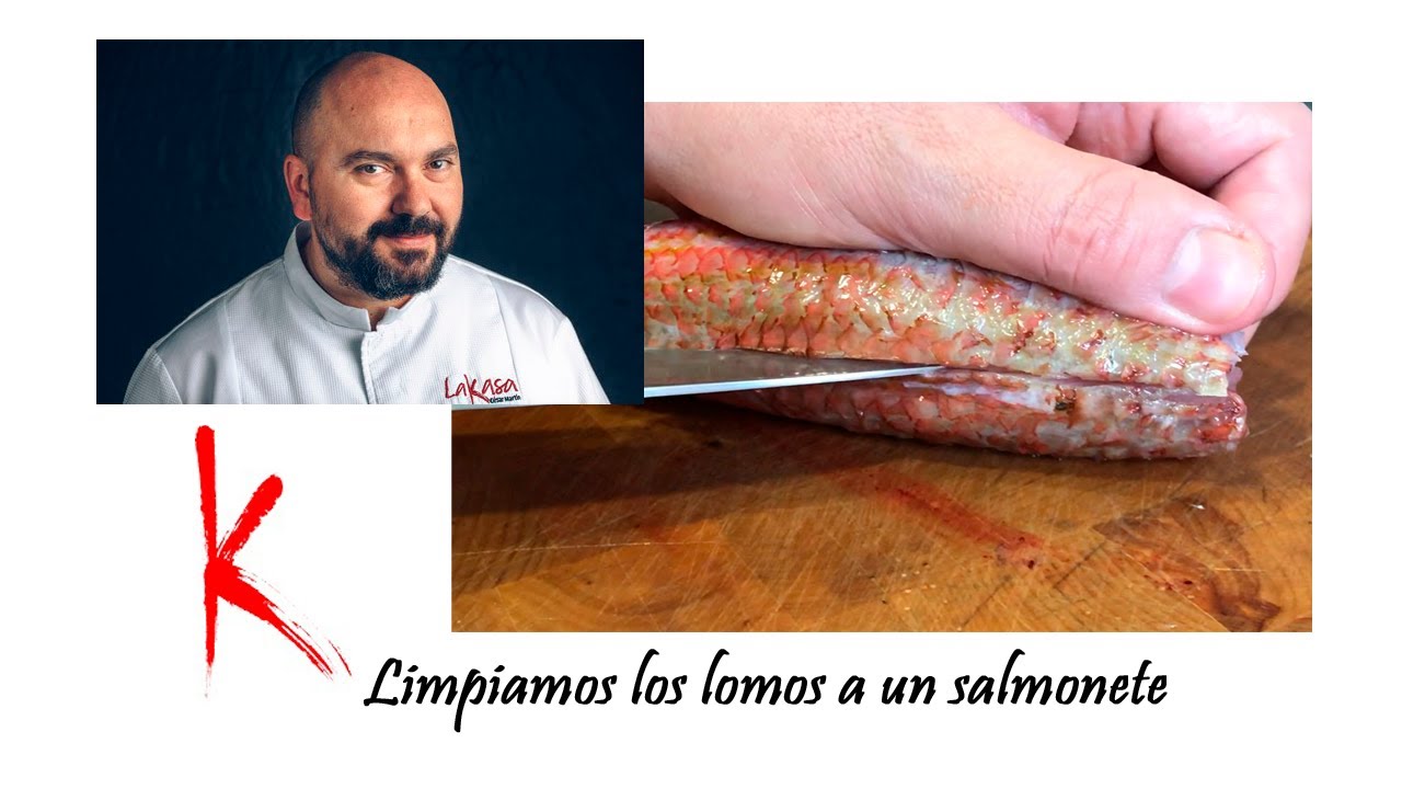 Cómo limpiar los lomos a un salmonete