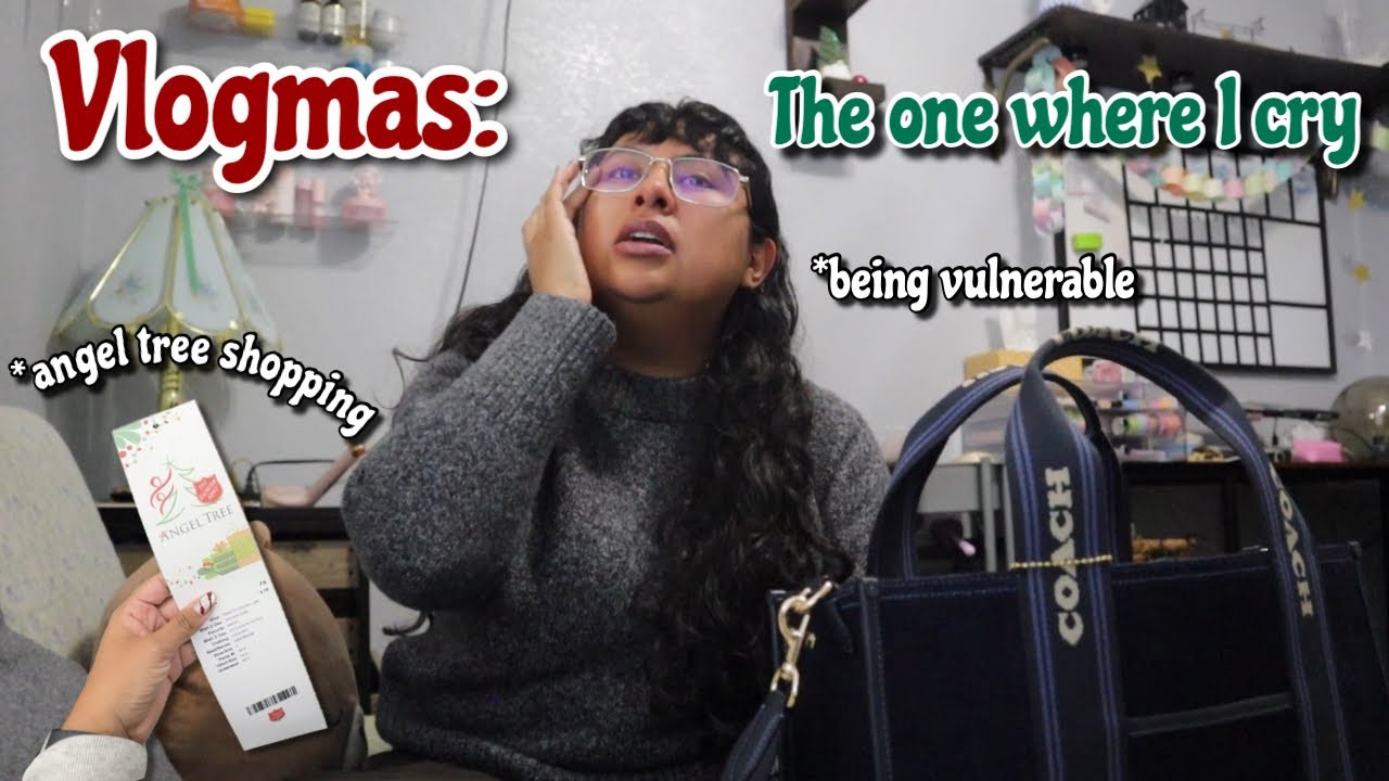 vlogmas | the one where I cry + shop with me for the angel tree