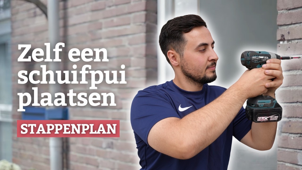 Schuifpui plaatsen: zo monteer je hem zelf! | DHK.nl