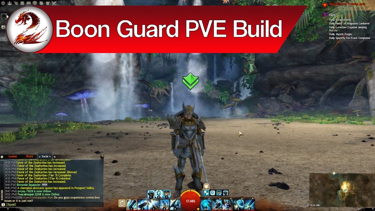Guild Wars 2: Perma Swiftness Boon Guardian Build – All Boons Guardian PVE Build & Guide 2017
